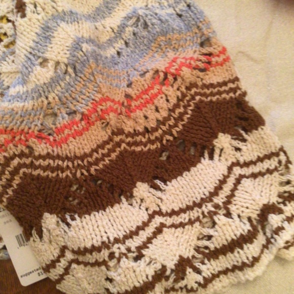 HPπFree People Coral Reef Sweater sz sm. - Picture 8 of 11